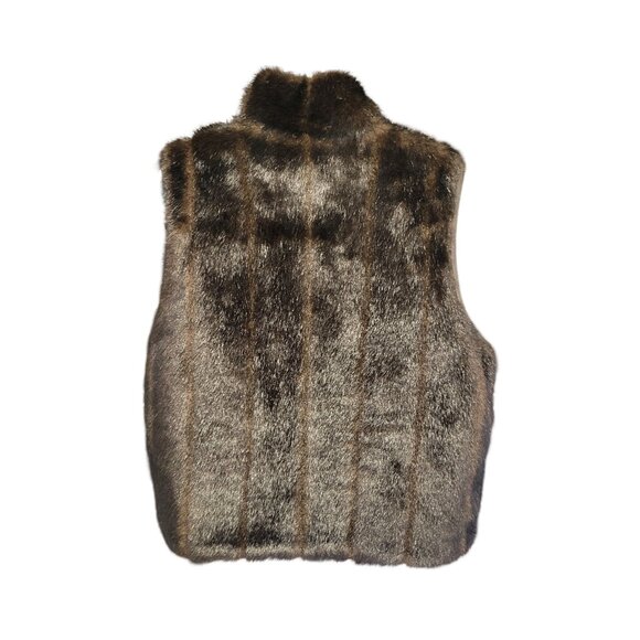 Faux Fur Reversible Vest size medium - Picture 3 of 7